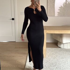 Abercrombie Black Long Sleeve Dress